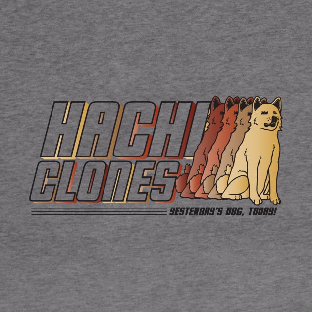 HachiClones - World's Most Loyal Dogs!  Clean Brown Design by PsychicCat